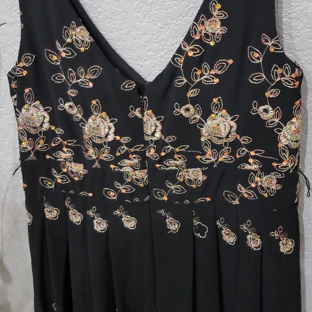 Coldwater creek sequined chifon lined dress #12019 - Picture 8 of 8